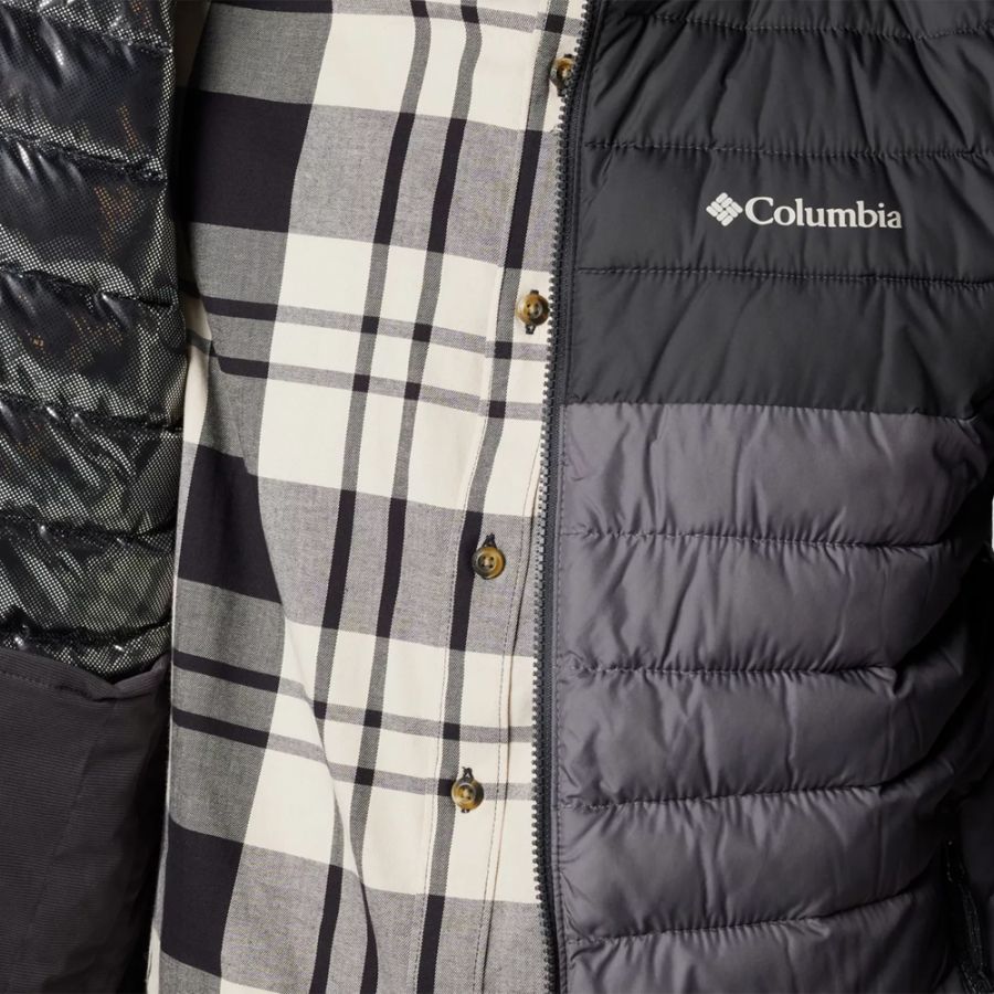 D6793 Columbia Powder Lite™ II Hooded Insulated Jacket (Grey)