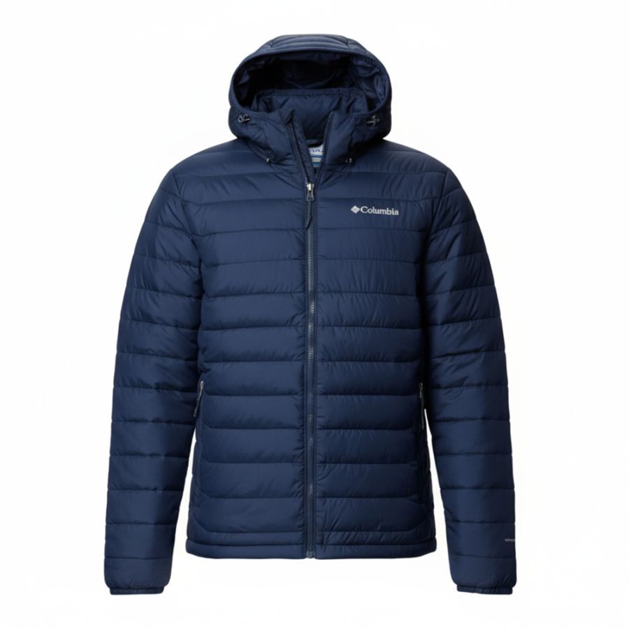D6793 Columbia Powder Lite™ II Hooded Insulated Jacket (Navy)
