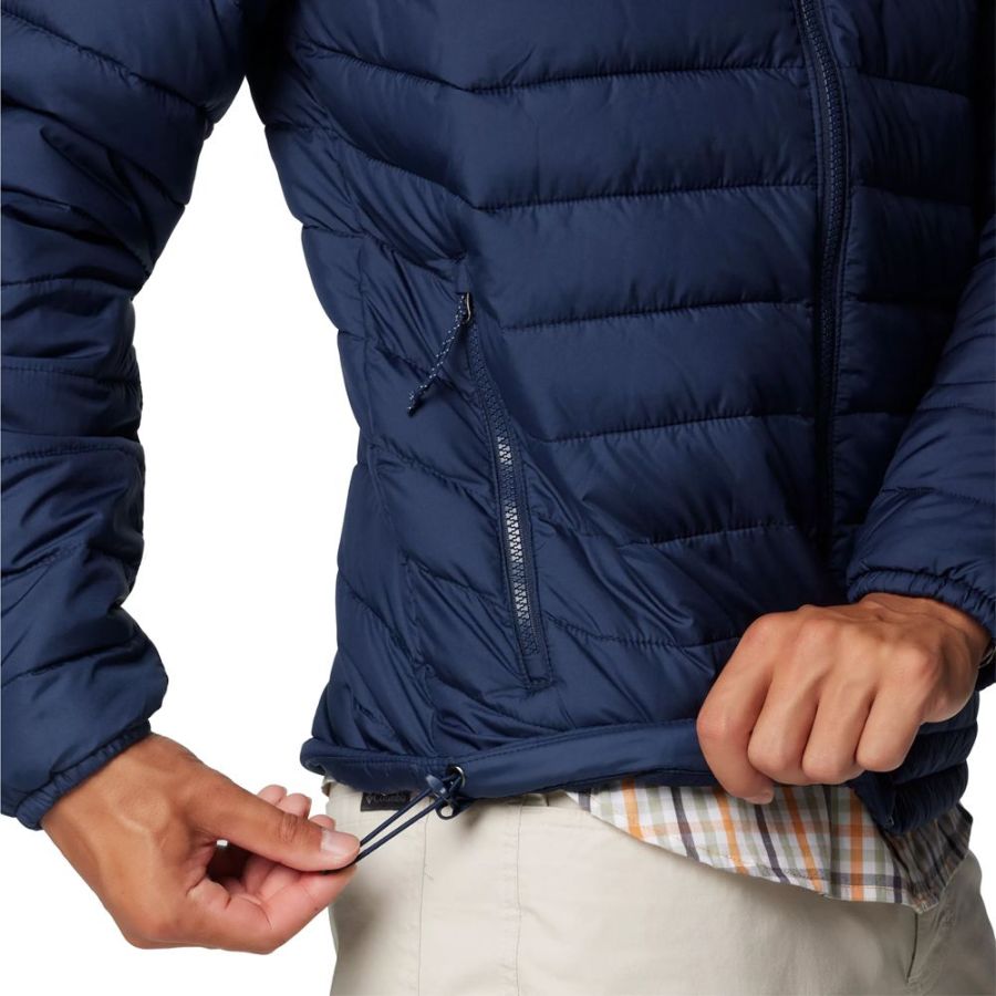 D6793 Columbia Powder Lite™ II Hooded Insulated Jacket (Navy)