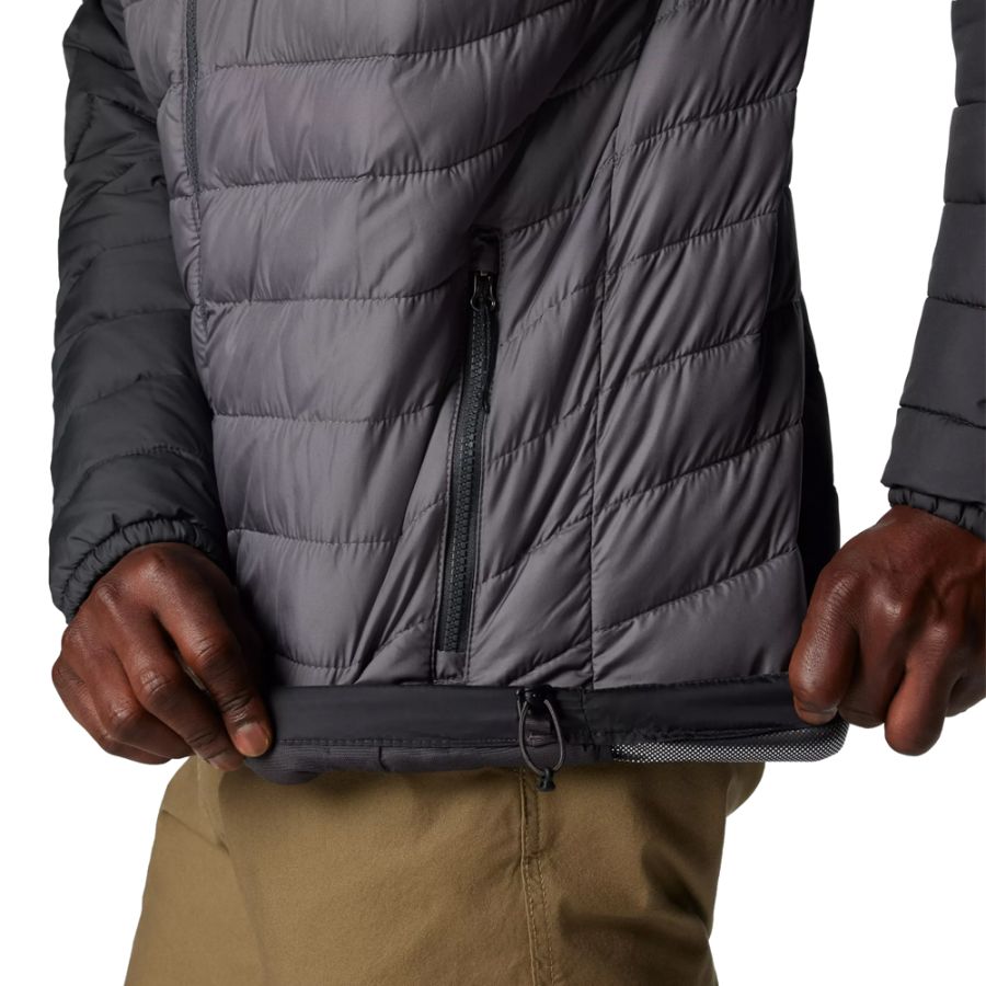 D6793 Columbia Powder Lite™ II Hooded Insulated Jacket (Grey)