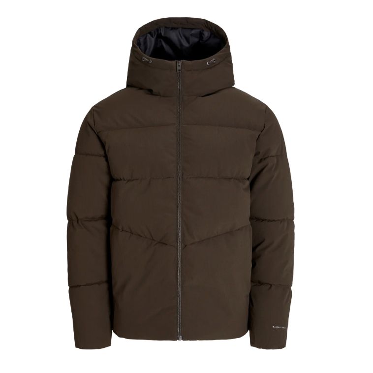 D6798 Jack and Jones Puffer Jacket (Brown)