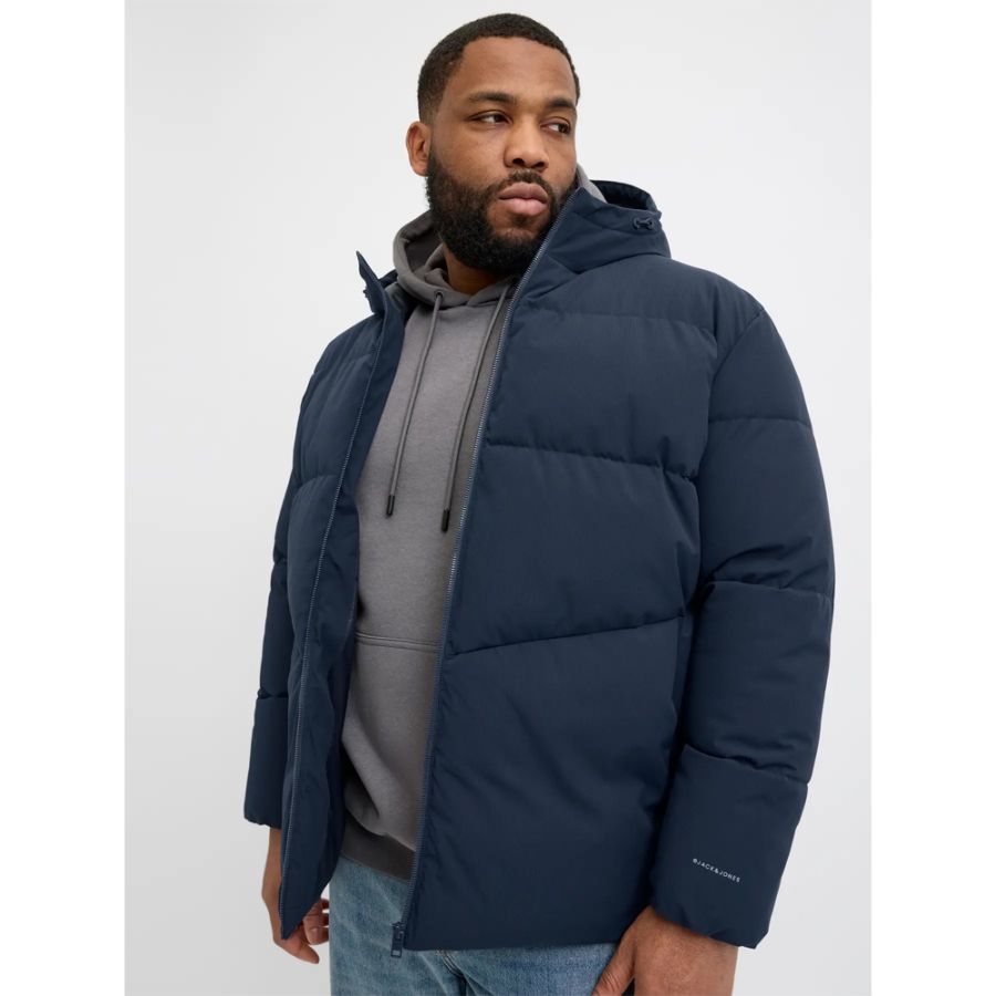 D6798 Jack and Jones Puffer Jacket (Navy)