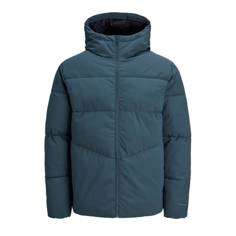 D6798 Jack and Jones Puffer Jacket (Teal)