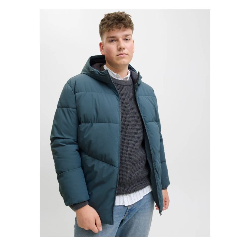 D6798 Jack and Jones Puffer Jacket (Teal)