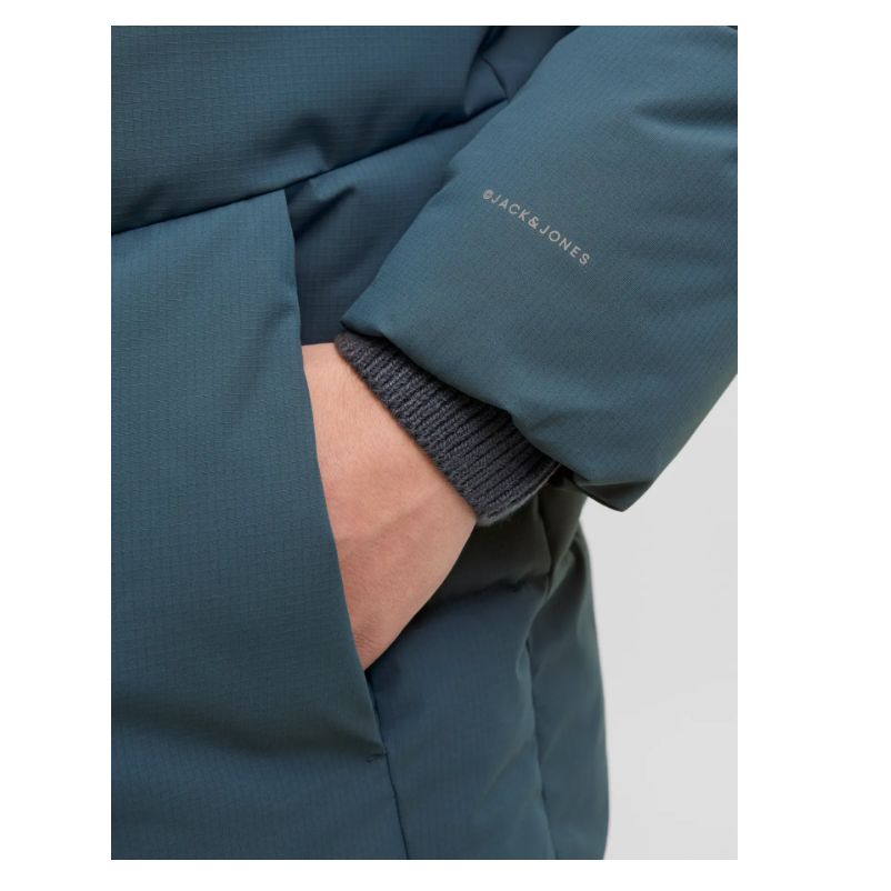 D6798 Jack and Jones Puffer Jacket (Teal)