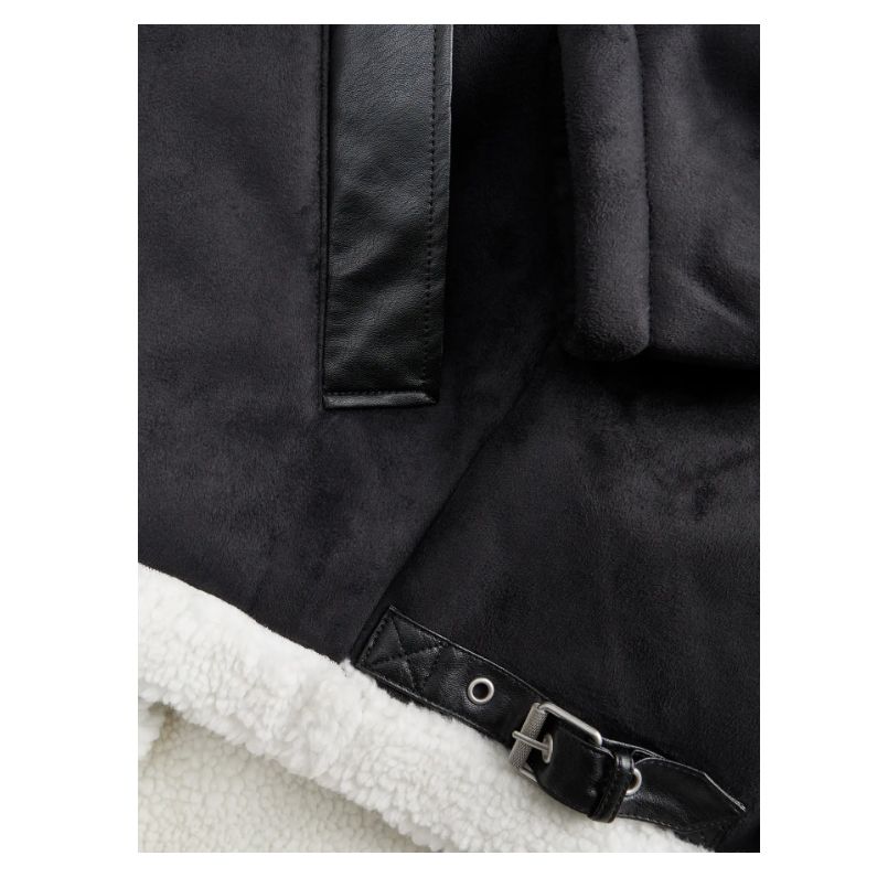 D6802 Jack and Jones Aviator Jacket (Black)