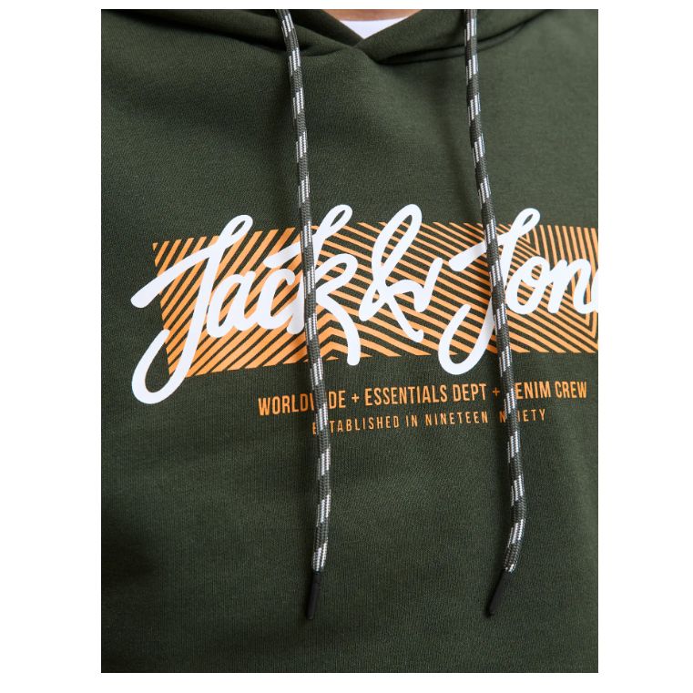 D6805 Jack & Jones Printed Hoodie (Bottle)