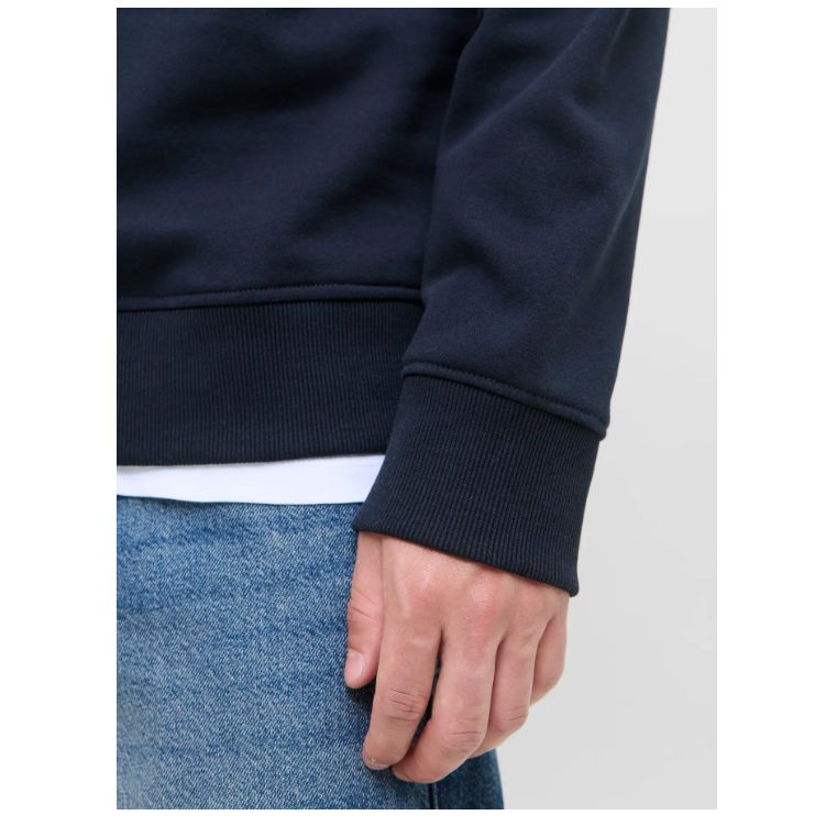 D6805 Jack & Jones Printed Hoodie (Navy)