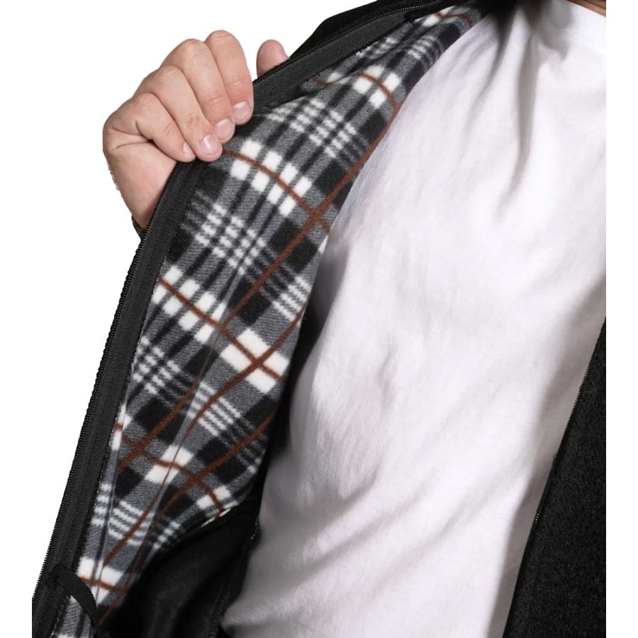 E1090 D555 Knitted Full Zip Casual Top