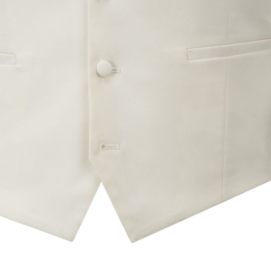 D6815XT Tall Fit Skopes White Tux Scoop Waistcoat