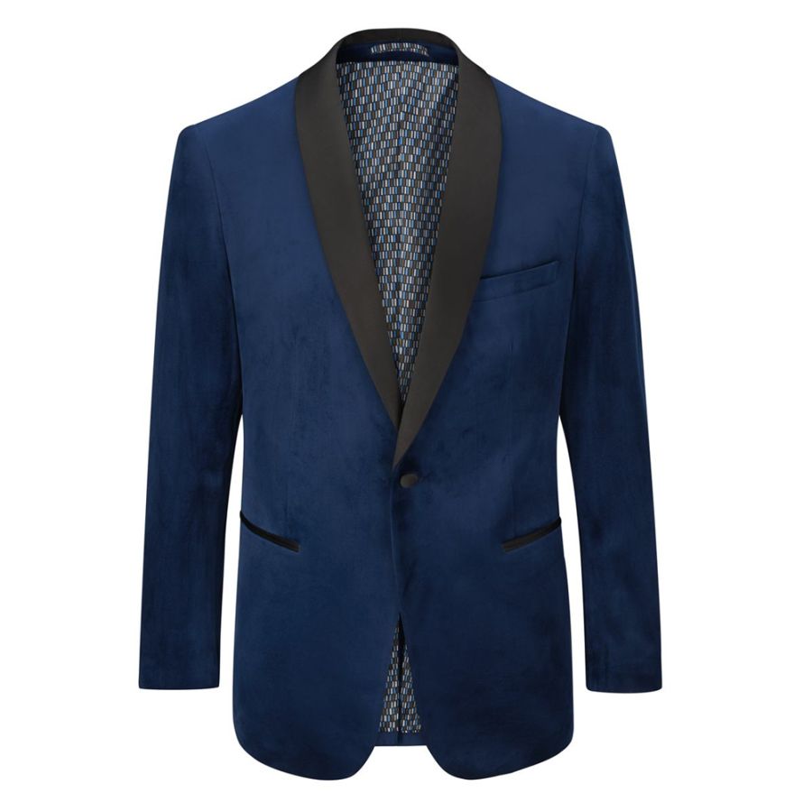 D6816 Skopes Royal Blue Velvet Jacket
