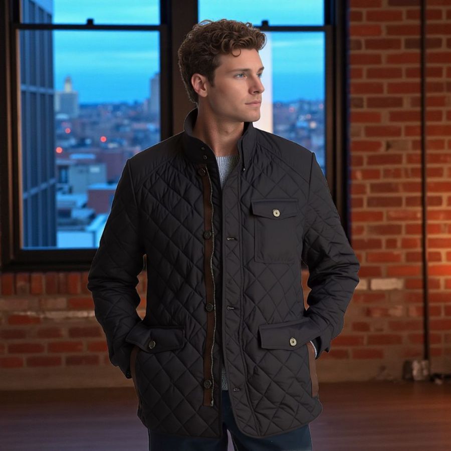 D6819 Quilted Herritage Winter Jacket