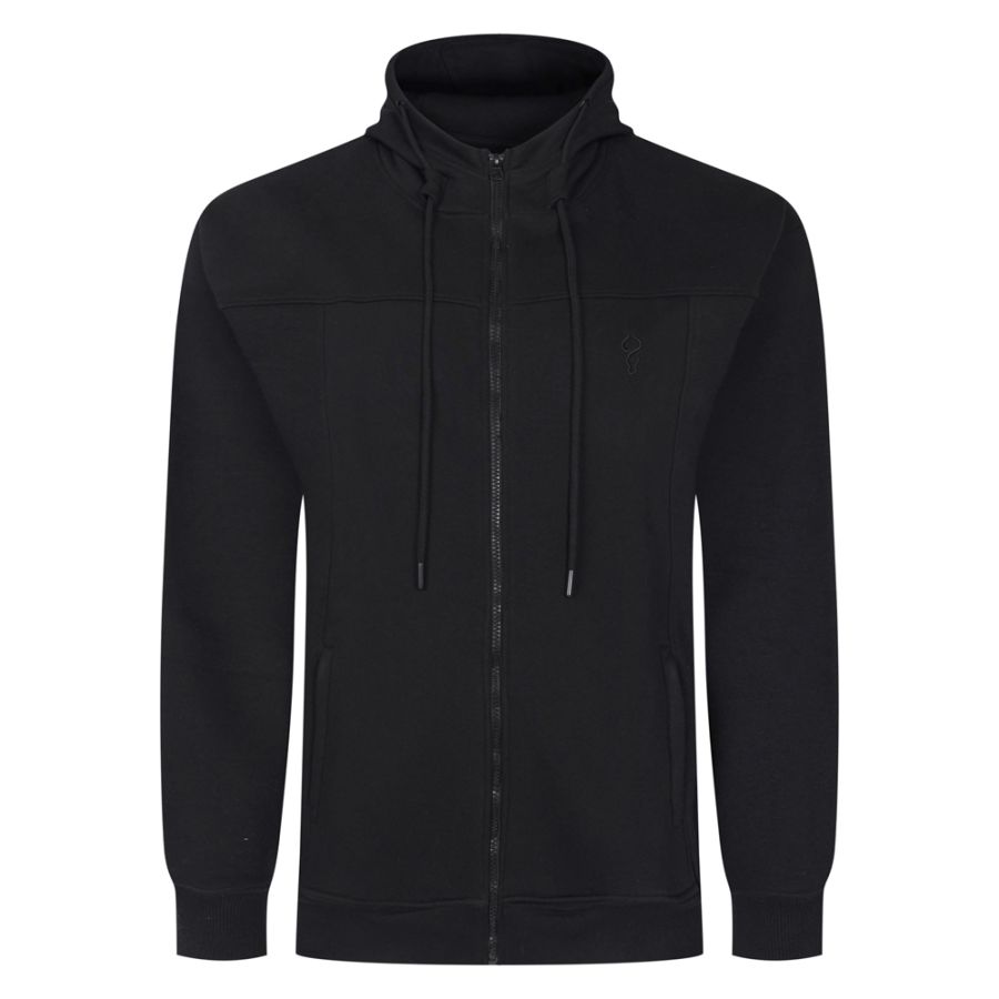 D6827 Ed Baxter Full Zip Hooded Top (Black)