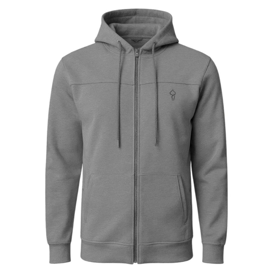 D6827 Ed Baxter Full Zip Hooded Top (Grey)