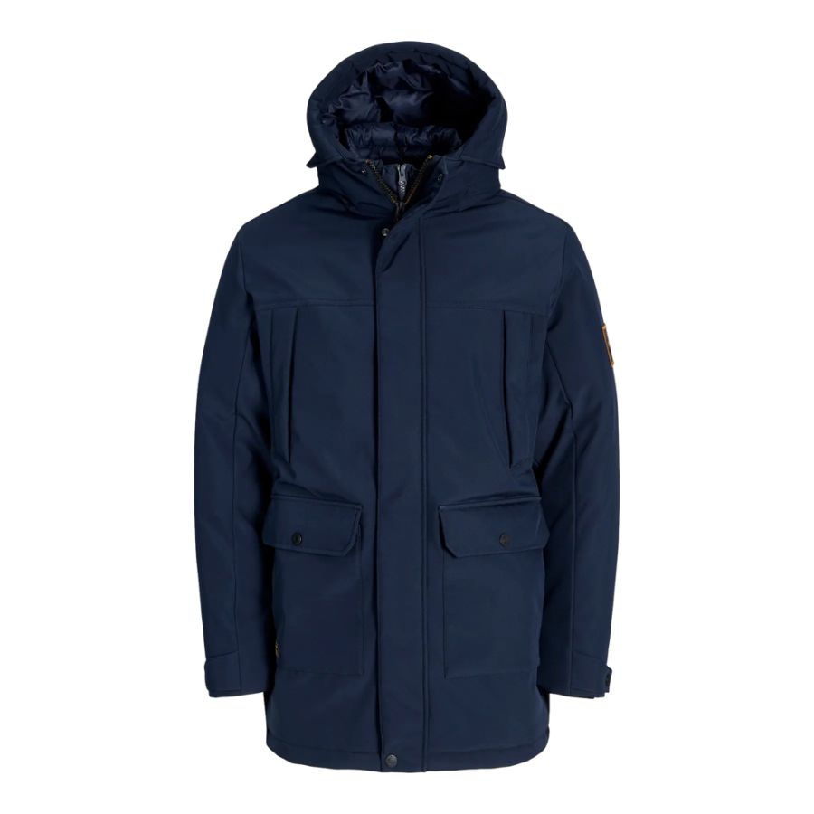 D6836 Jack and Jones Softshell Parka Jacket (Navy)