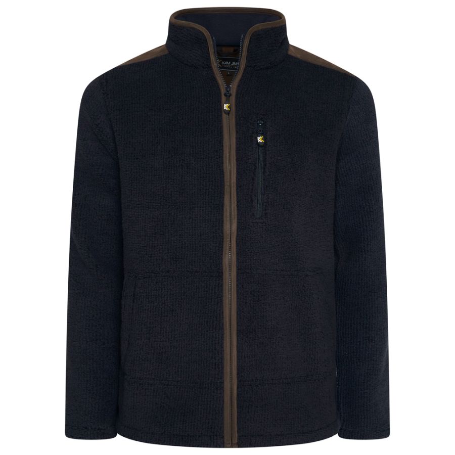 D6837 Kam Macaroni Bonded Fleece (Navy)