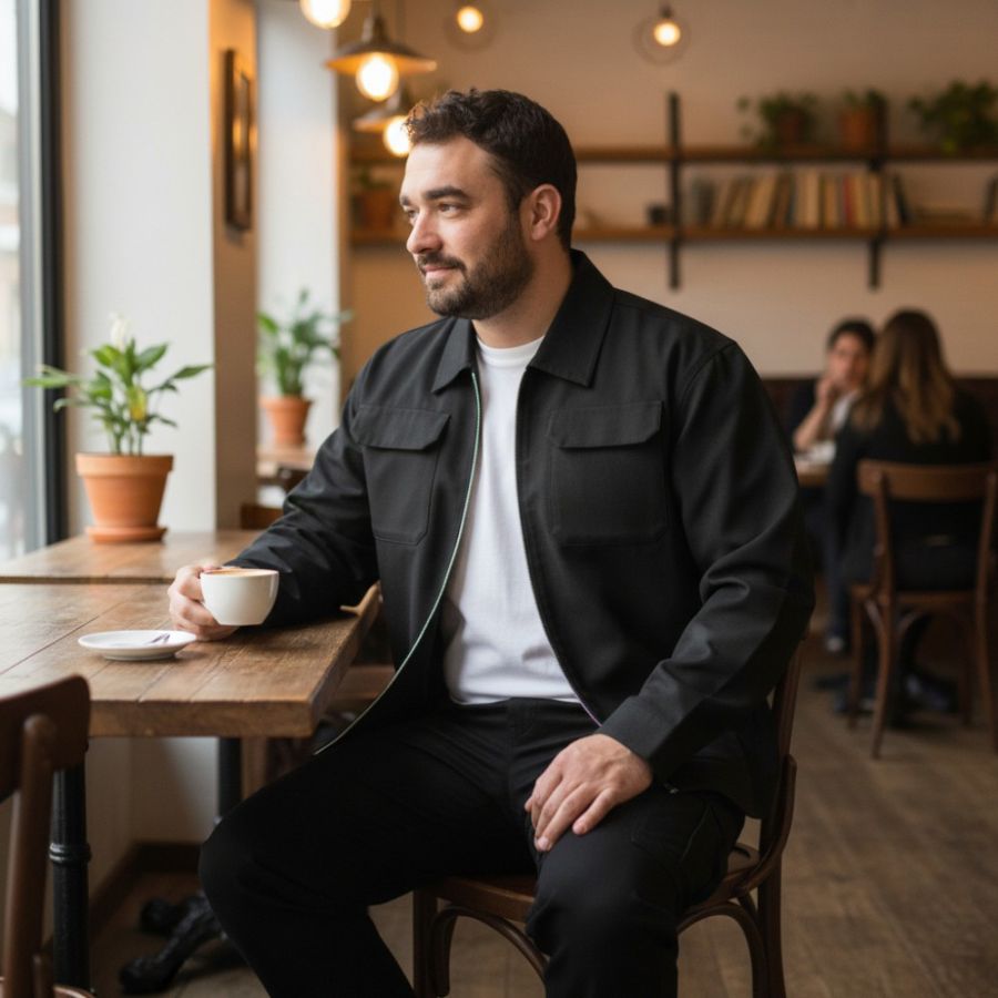 D6840 D555 Couture Stretch Zip Through Jacket