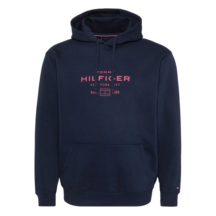 D6848 Tommy Hilfiger Graphic Hoodie (Navy)