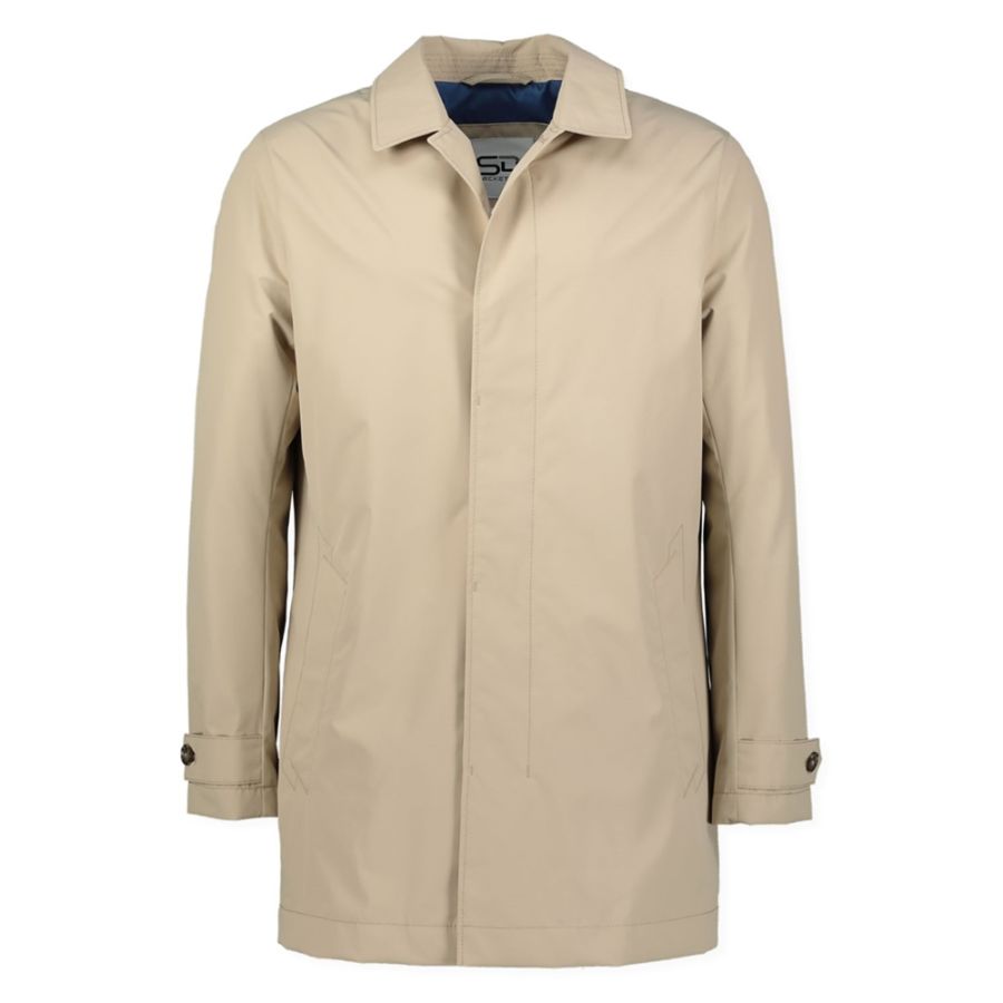 D6865 S4 Lightweight Waterproof Rain Mac (Beige)
