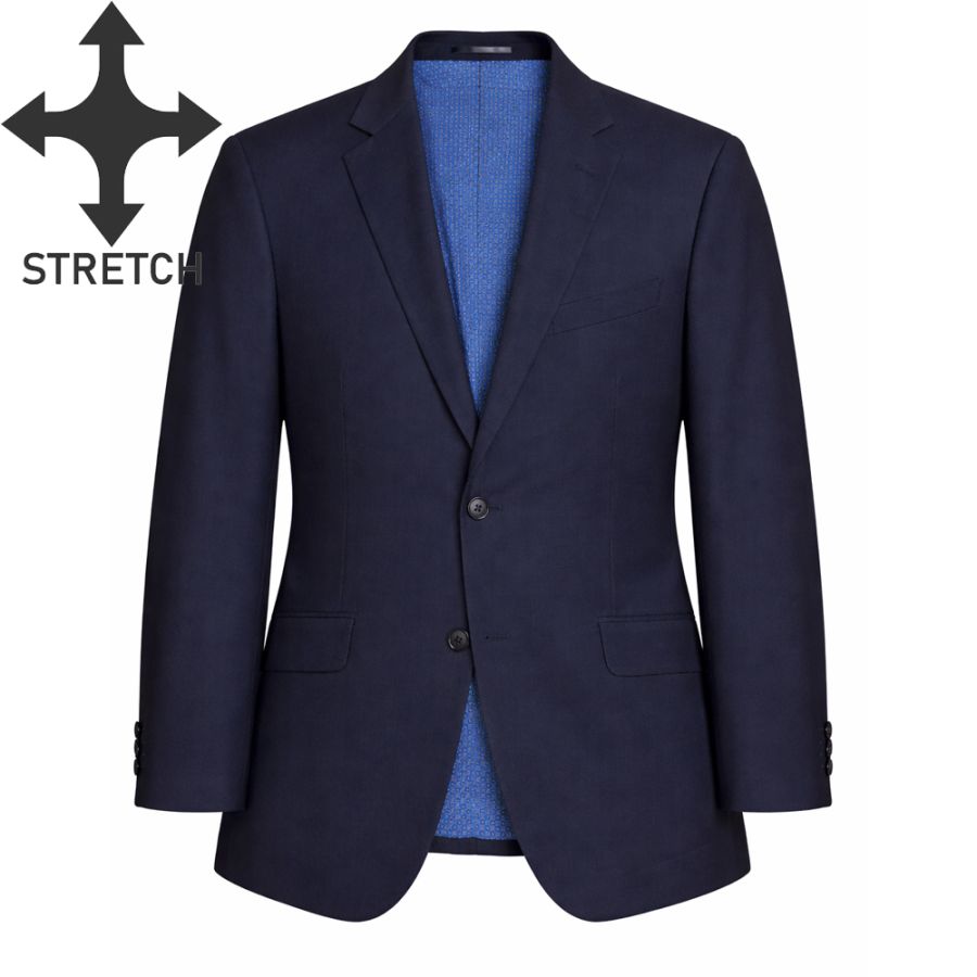 D6875 D555 Ted Stretch Suit Jacket (Navy)