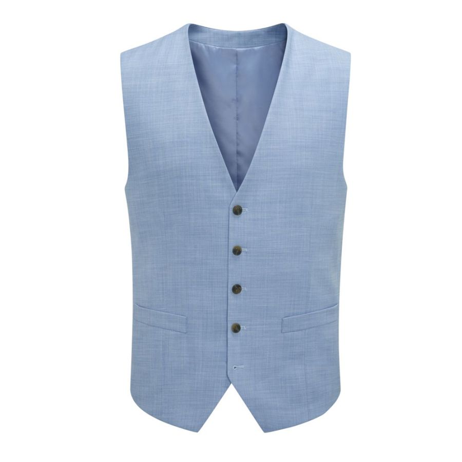 D6878XT Tall Fit Skopes Lucien Waistcoat (Sky Blue)
