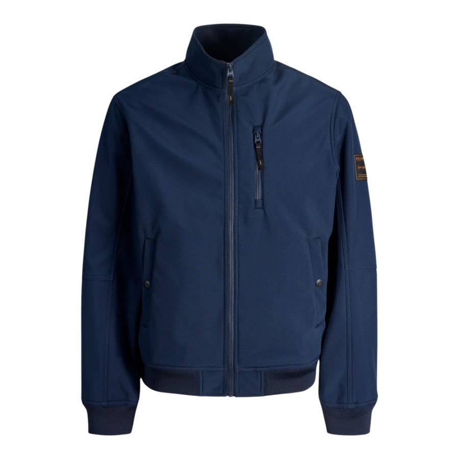D6880 Jack & Jones Softshell Bomber Jacket (Navy)