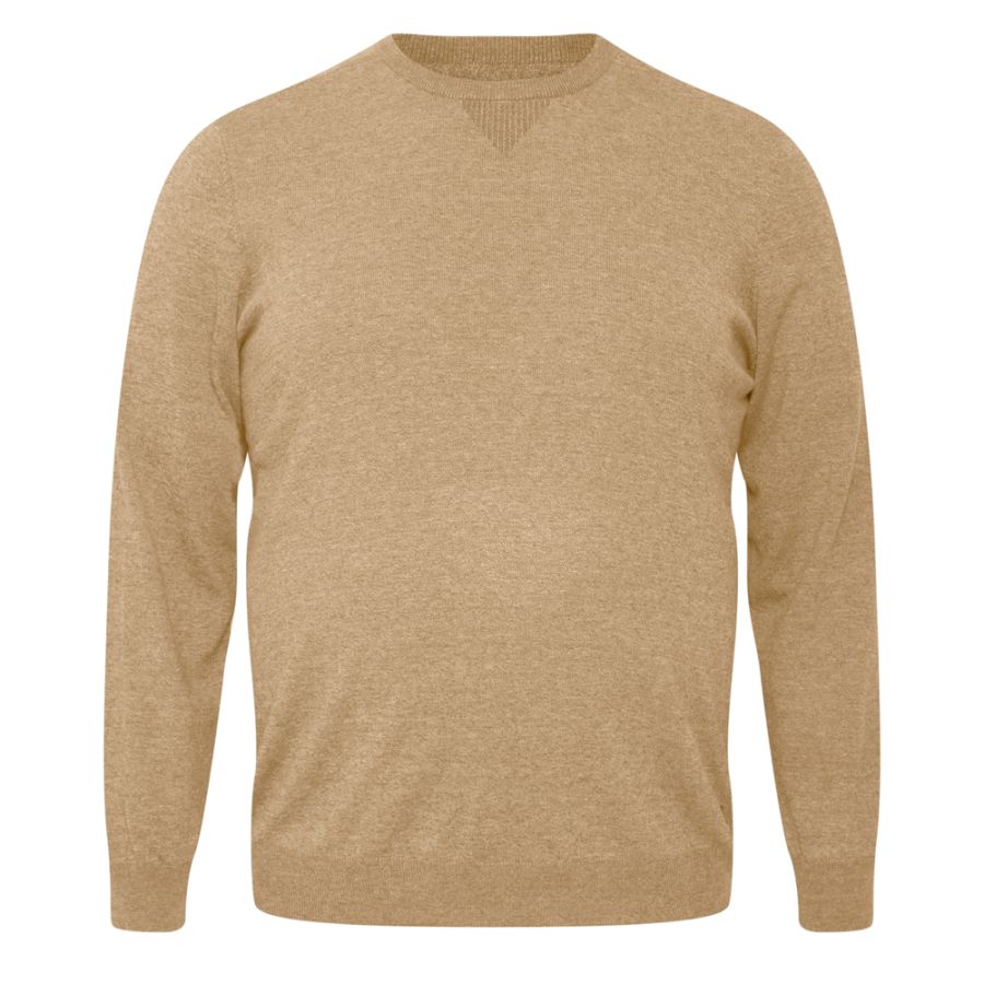 E1058 Blend Crew Neck Jumper (Beige)