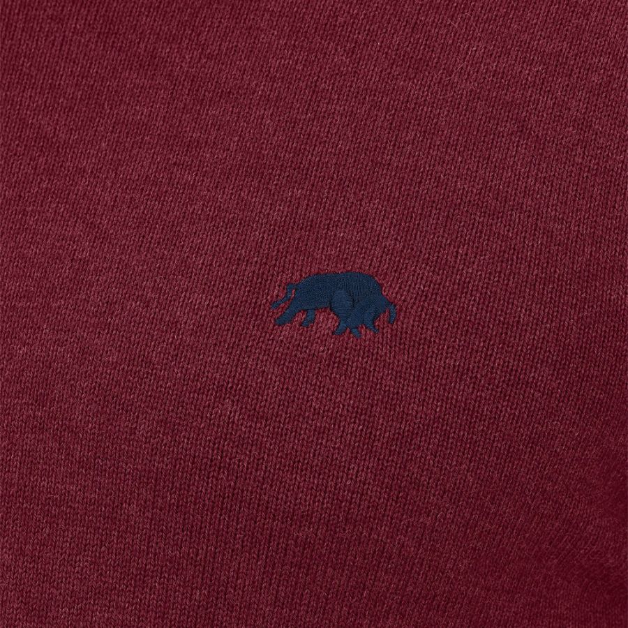 E1074 Raging Bull Classic Crew Neck Jumper (Berry)