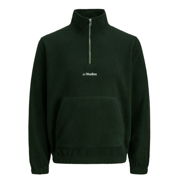 D6783 Jack & Jones 1/4 Zip Fleece (Olive)