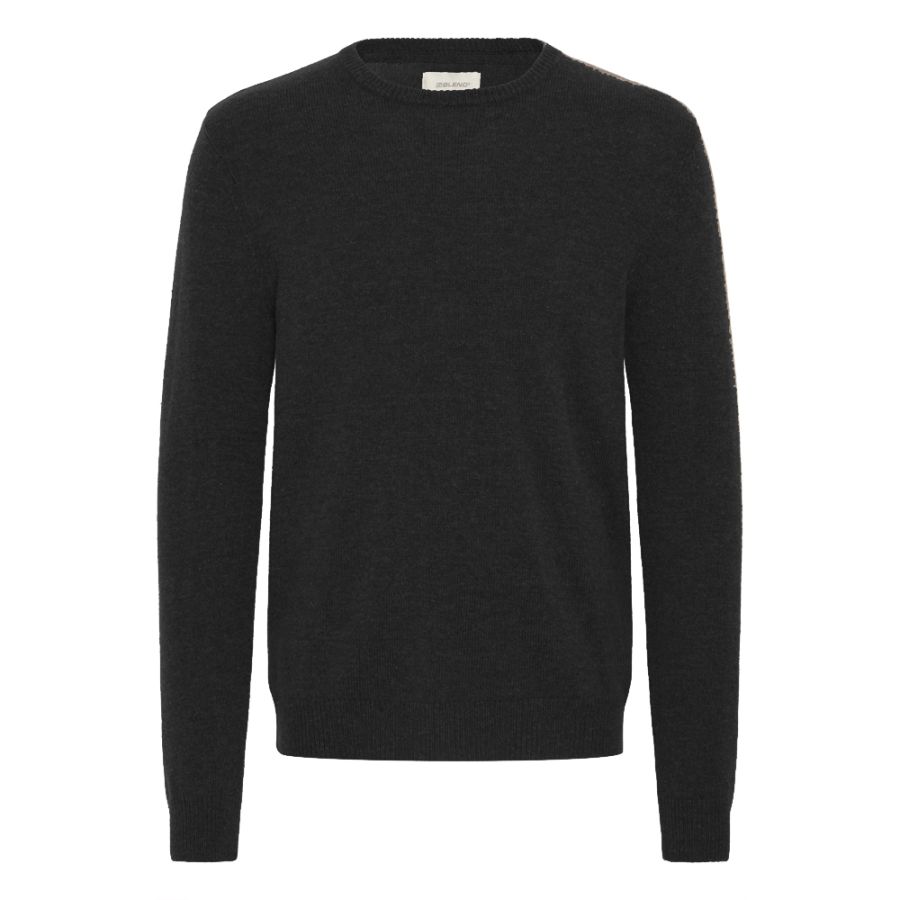 E1082 Blend Crew Neck Jumper (Black)