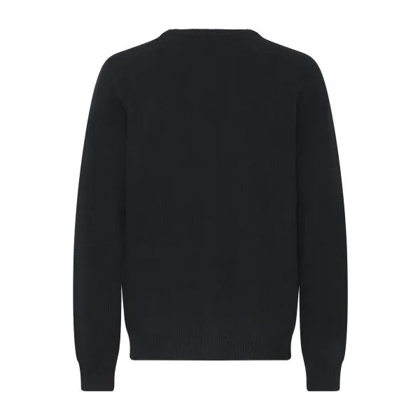 E1083 Blend Button Cardigan (Black)