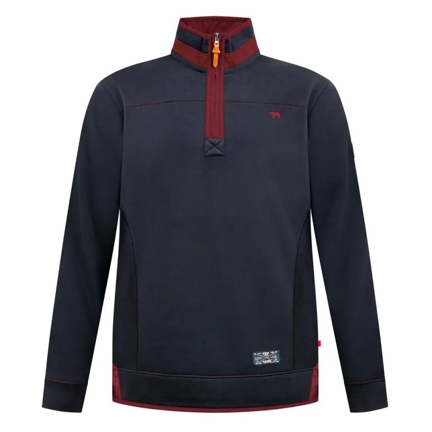 E1087 D555 1/4 Zip Sweatshirt (Navy)