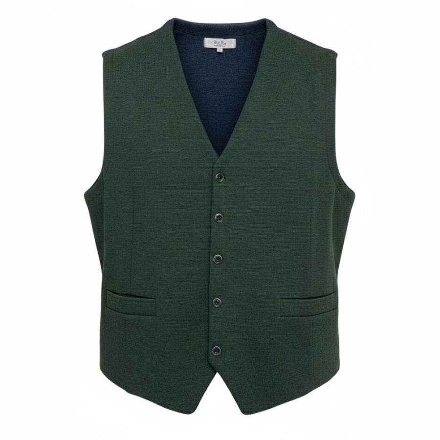 E1108 Rialto Knitted Formal Waistcoat (Bottle)