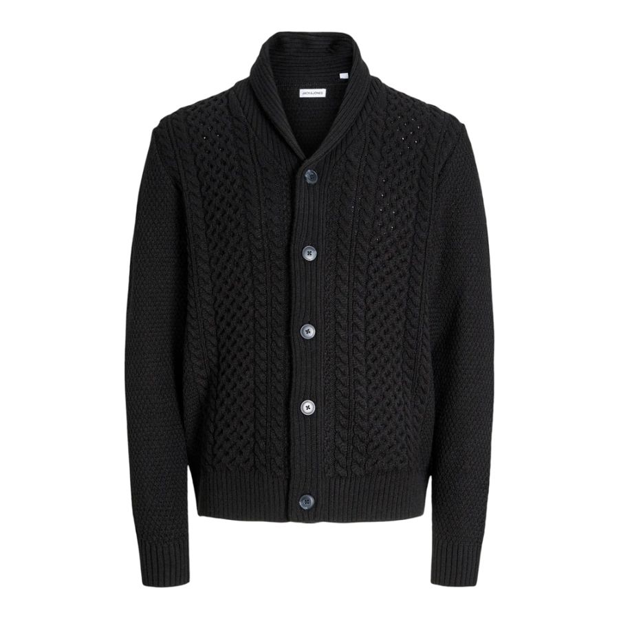 E1110 Jack & Jones Knit Shawl Cardigan