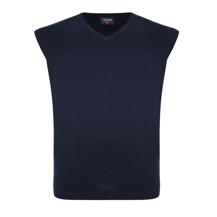 E959 Espionage V Neck Slipover (Navy)