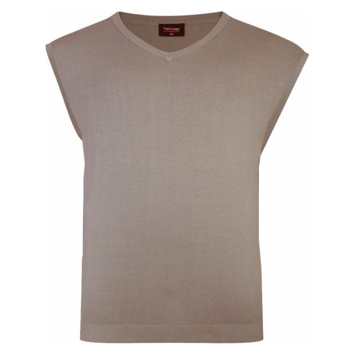 E959 Espionage V Neck Slipover (Oatmeal)
