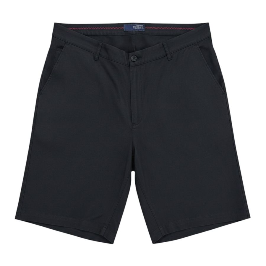 F1586 Ed Baxter Under Belly Fit Stretch Chino Shorts (Black)
