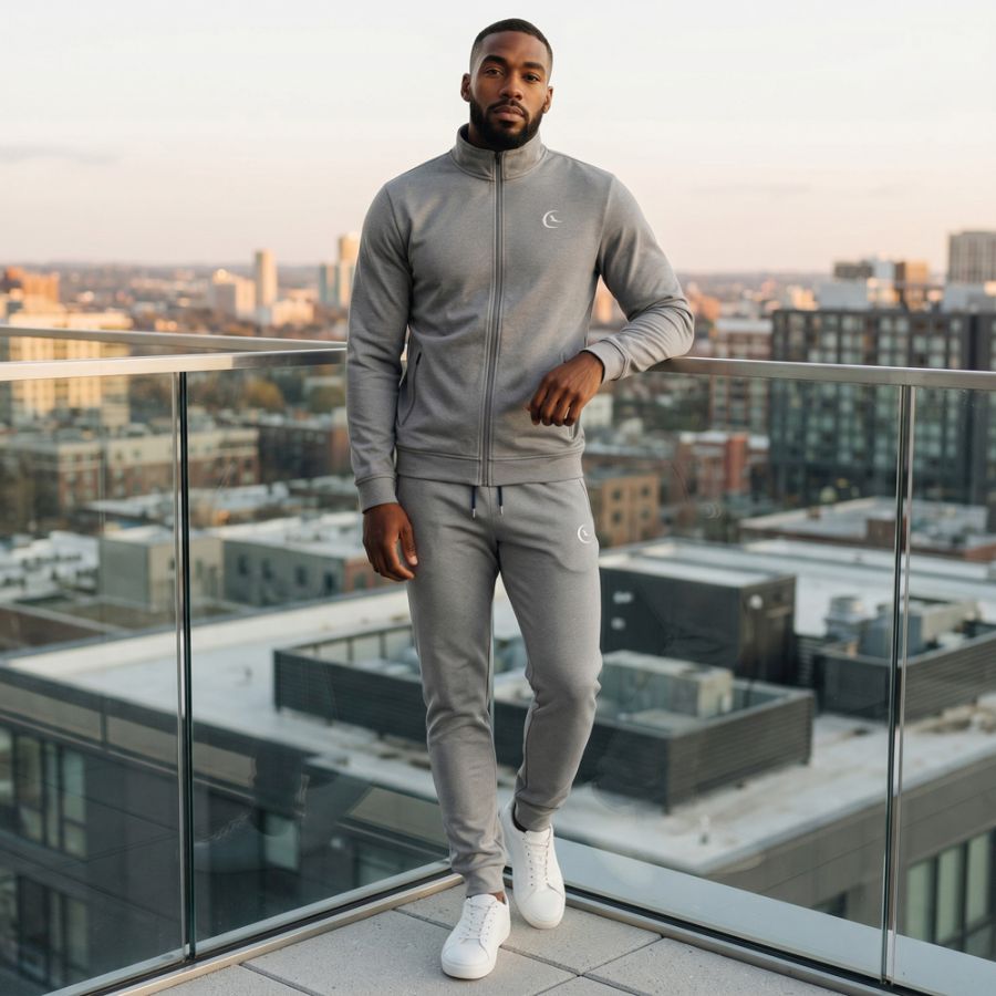 F1589XT Tall Fit Evroy Tracksuit (Grey)