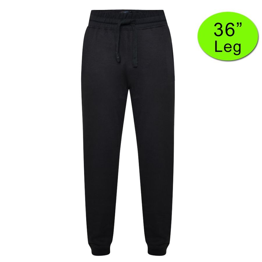 F1323XT John Banks Tall Regular Fit Joggers (Black) (36" Leg)