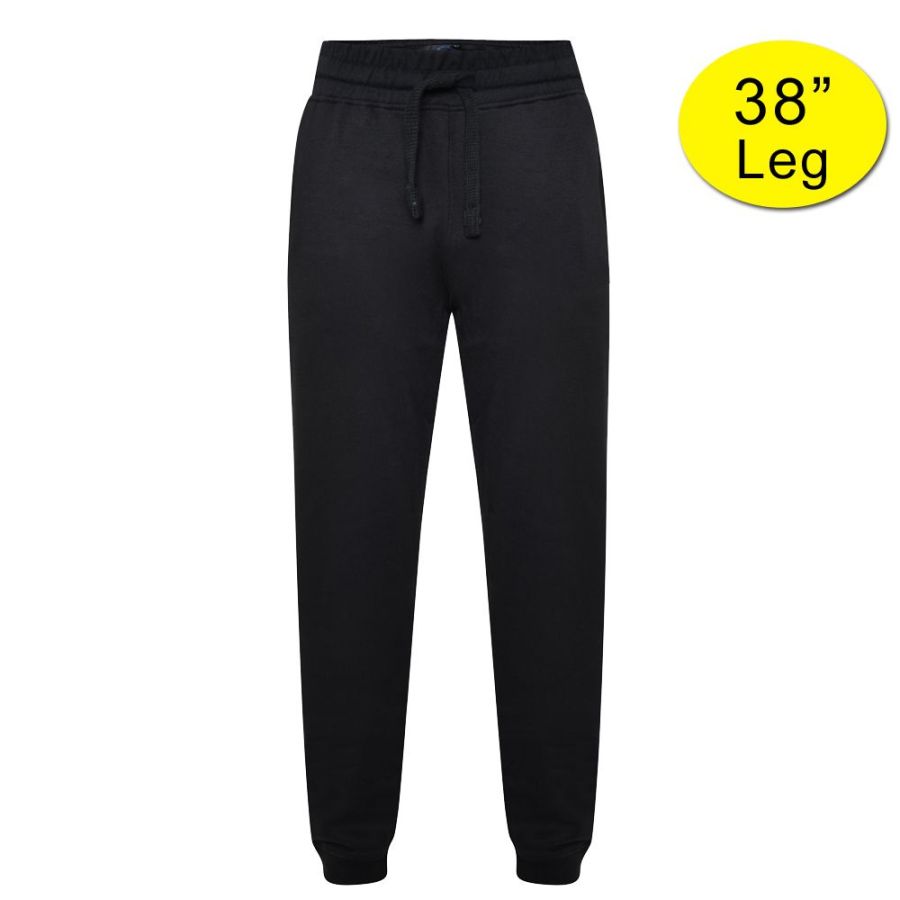 F1323XT John Banks Tall Regular Fit Joggers (Black) (38" Leg)