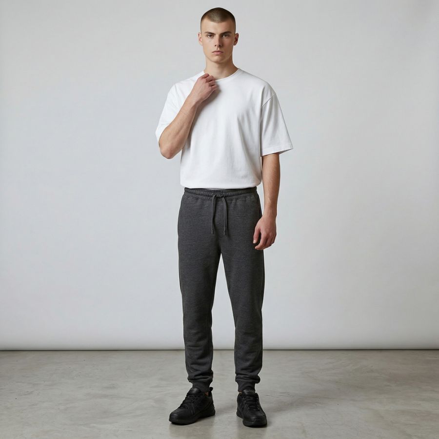 F1323XT John Banks Tall Regular Fit Joggers (Charcoal) (36