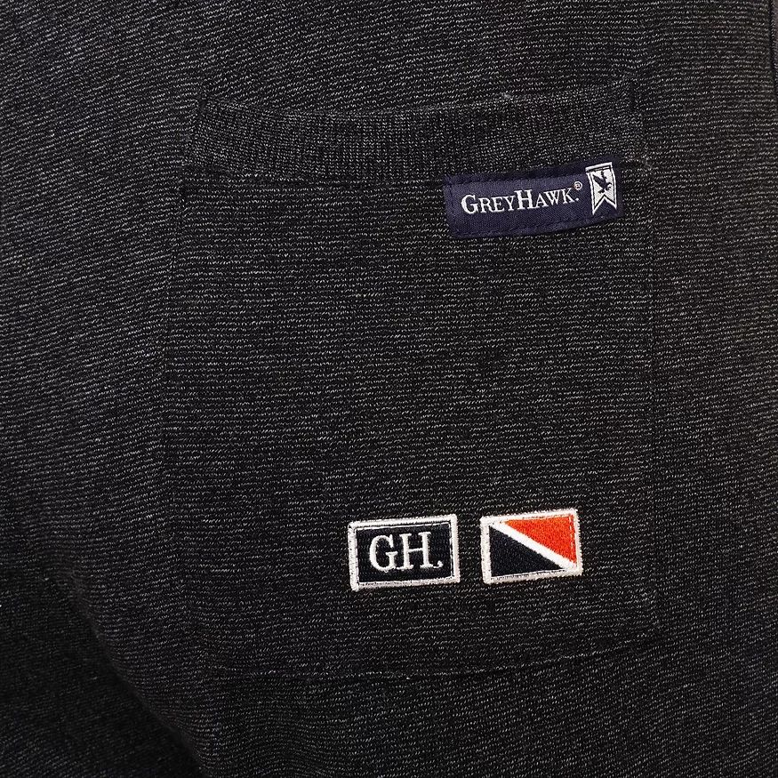 F1395 Grey Hawk Jersey Shorts (Charcoal)