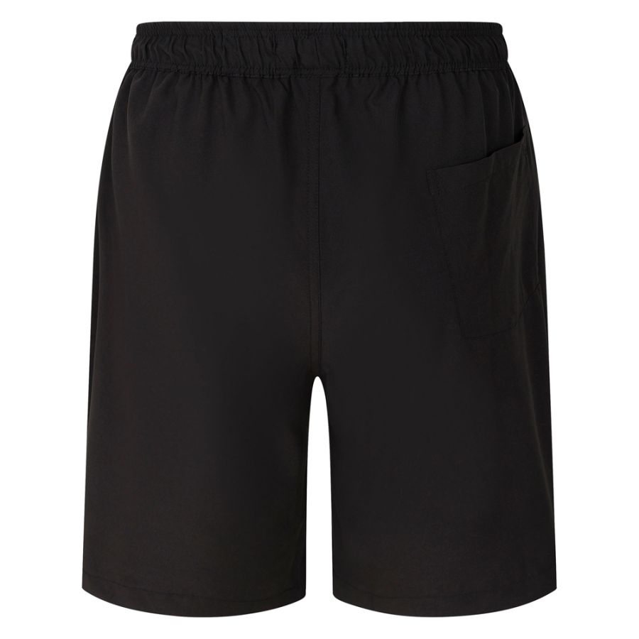 F1501 Ed Baxter Plain Stretch Swim Shorts (Black)
