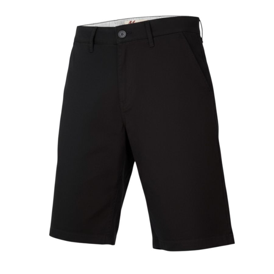 F1507 Mish Mash Mid Stretch Chino Shorts (Black)