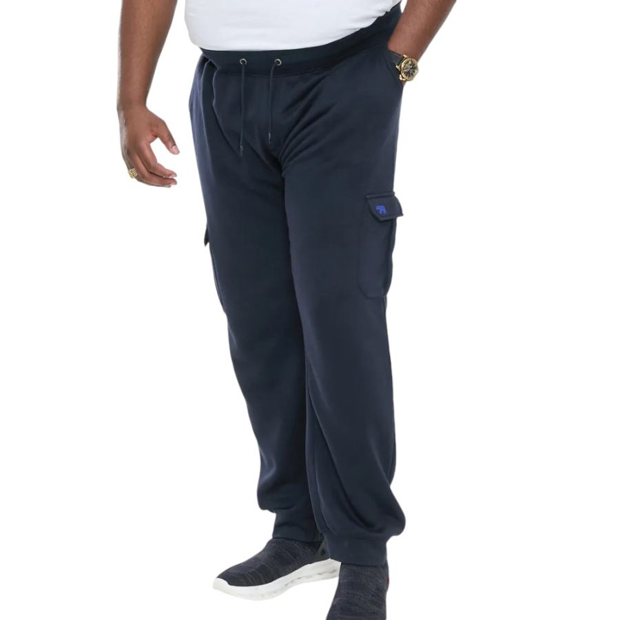 F1510 D555 Cargo Pocket Cuff Joggers (Navy)