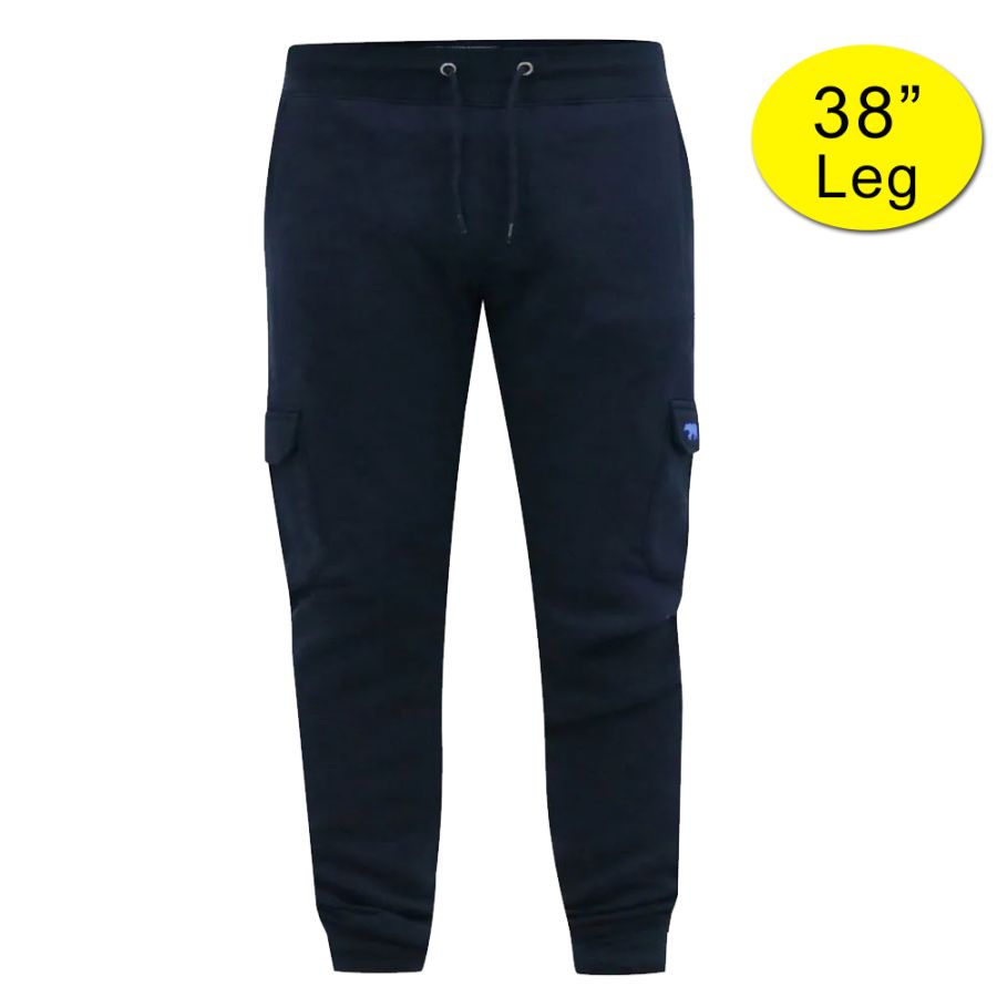 F1510XT Tall Fit D555 Cargo Pocket Cuff Joggers (Navy)