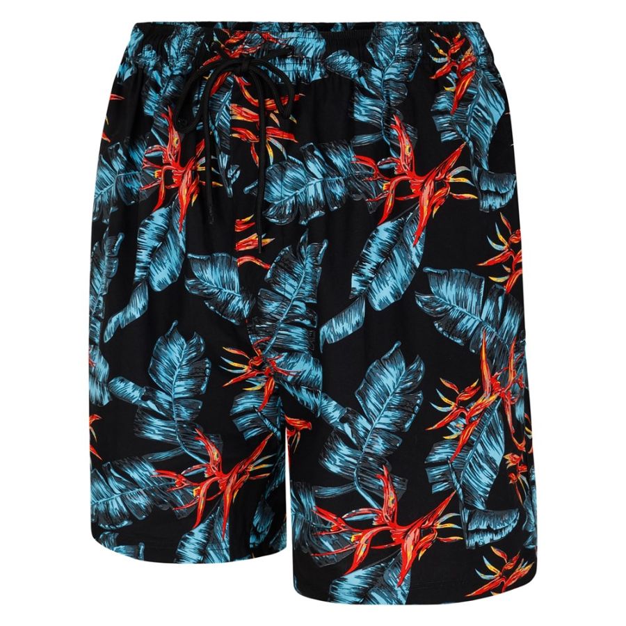 F1525 Espionage Leaf Print Short