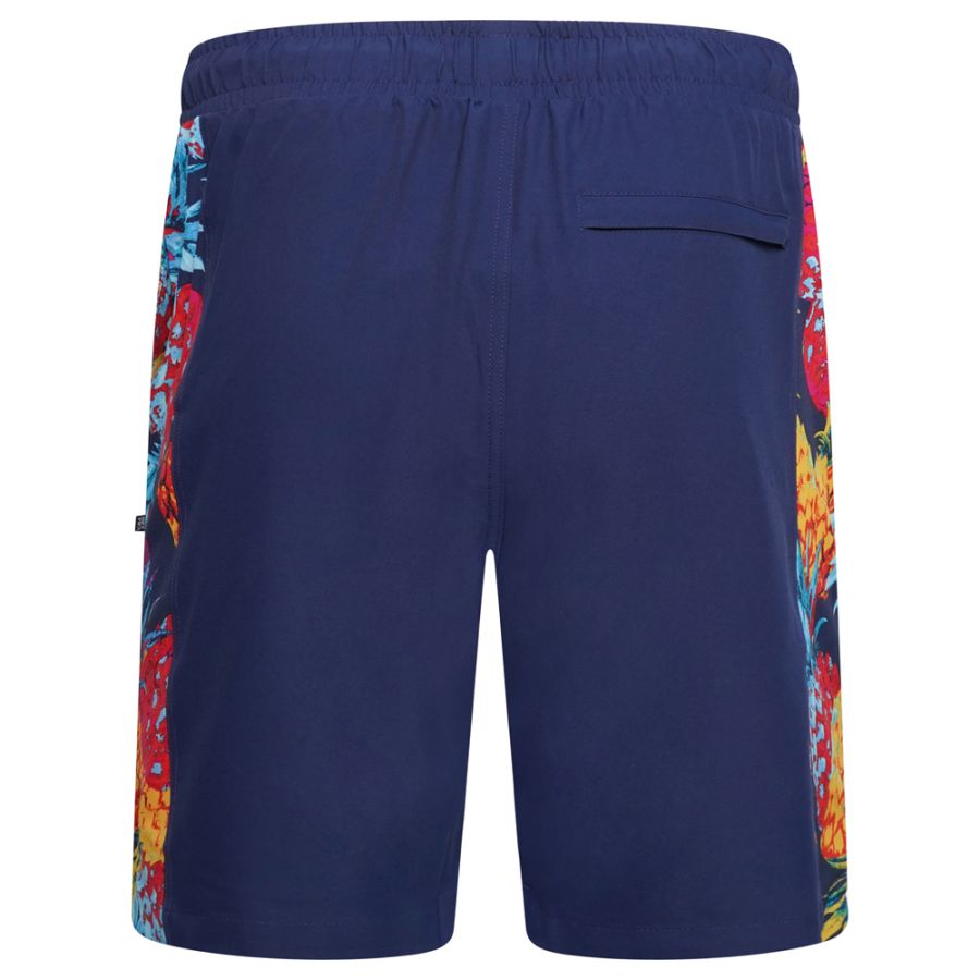 F1533 Kam Pineapple Printed Stretch Swim Shorts