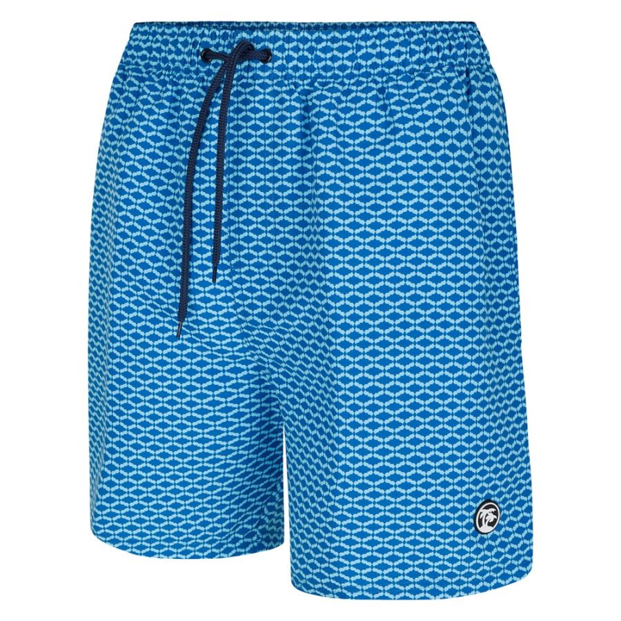 F1538 Espionage Geometric Print Water-Short