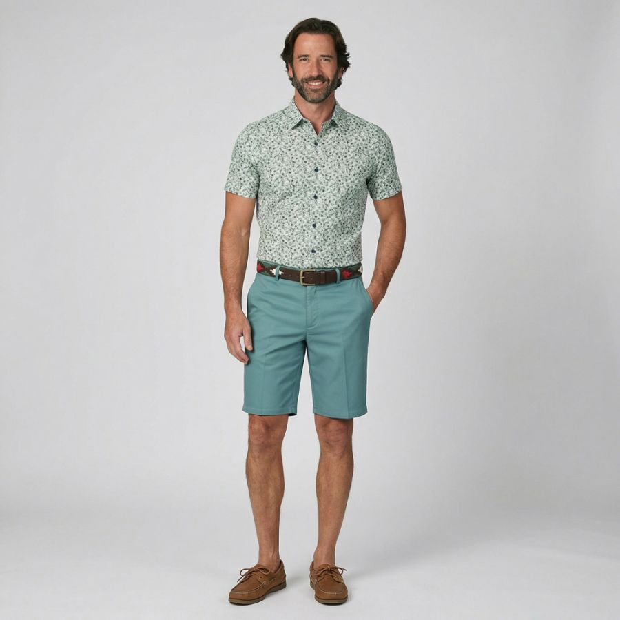 F1561 DG's Drifter Driscoll Chino Shorts (Green)